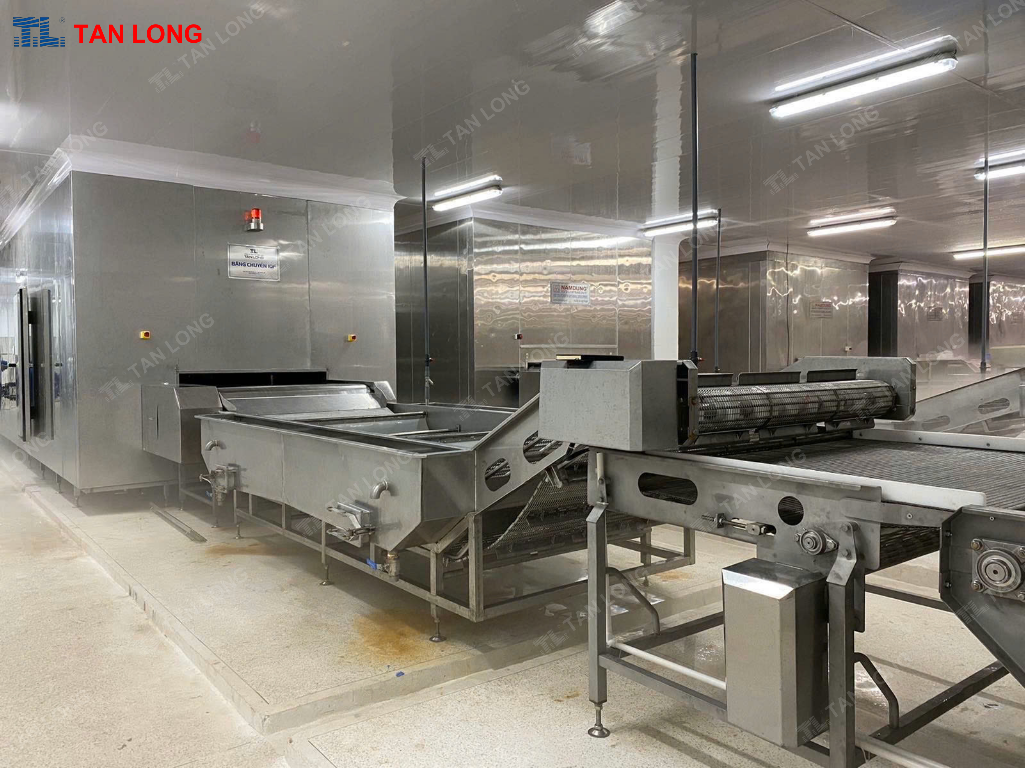 Băng chuyền IQF Tân Long – Chất lượng, uy tín, cạnh tranh